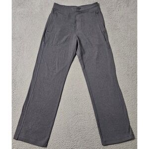 Lululemon Kung Fu‎ Pant Mens Medium Gray Stretch Flap Pocket Sweatpants Straight